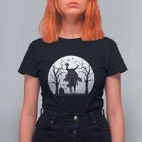 Headless Horseman T Shirt For Women Gothic Horror Halloween Gift - Wonder Print Shop