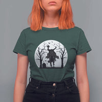 Headless Horseman T Shirt For Women Gothic Horror Halloween Gift - Wonder Print Shop