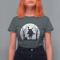 Headless Horseman T Shirt For Women Gothic Horror Halloween Gift - Wonder Print Shop