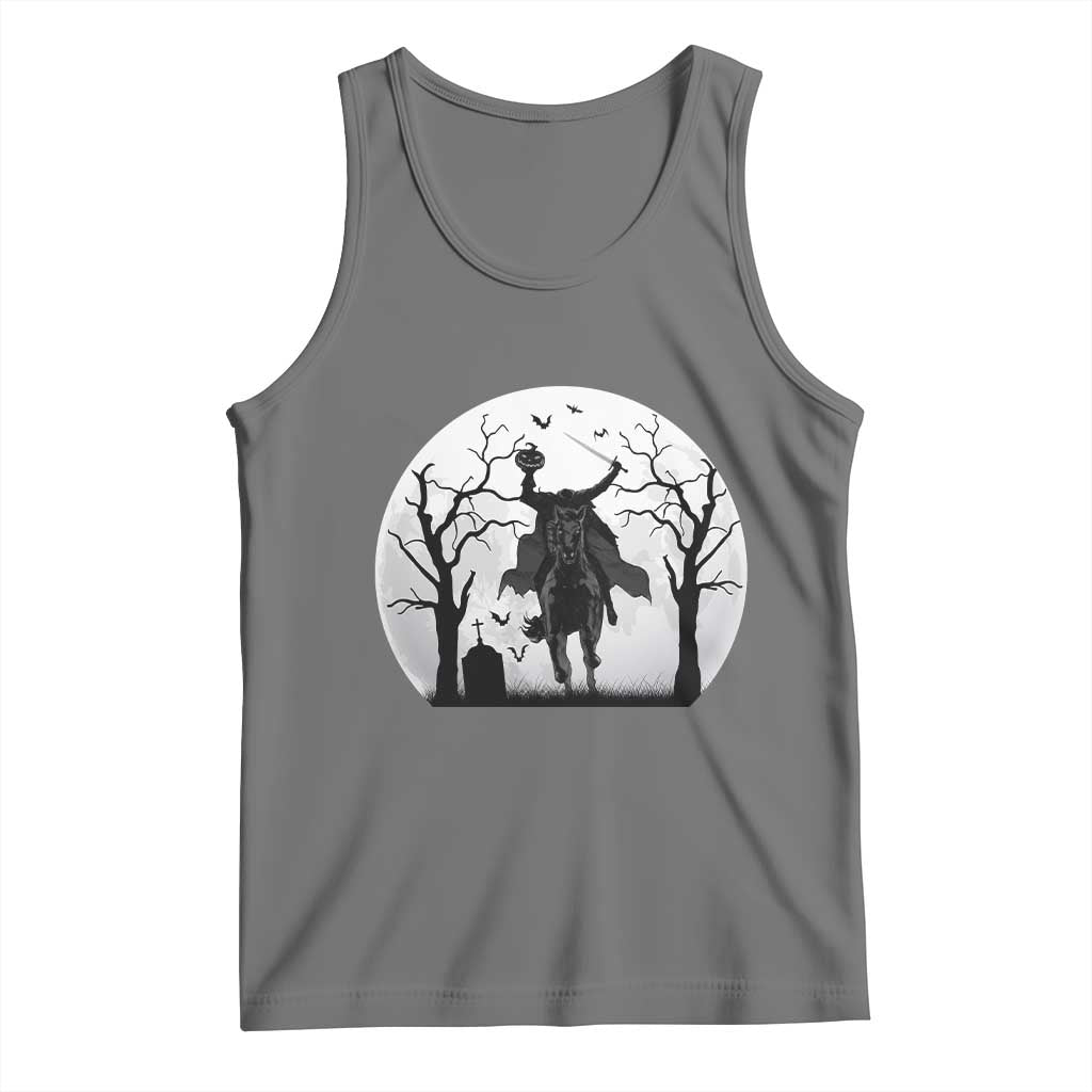 Headless Horseman Tank Top Gothic Horror Halloween Gift - Wonder Print Shop