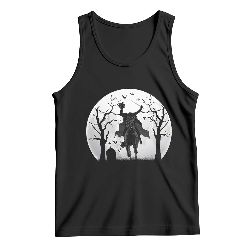 Headless Horseman Tank Top Gothic Horror Halloween Gift - Wonder Print Shop
