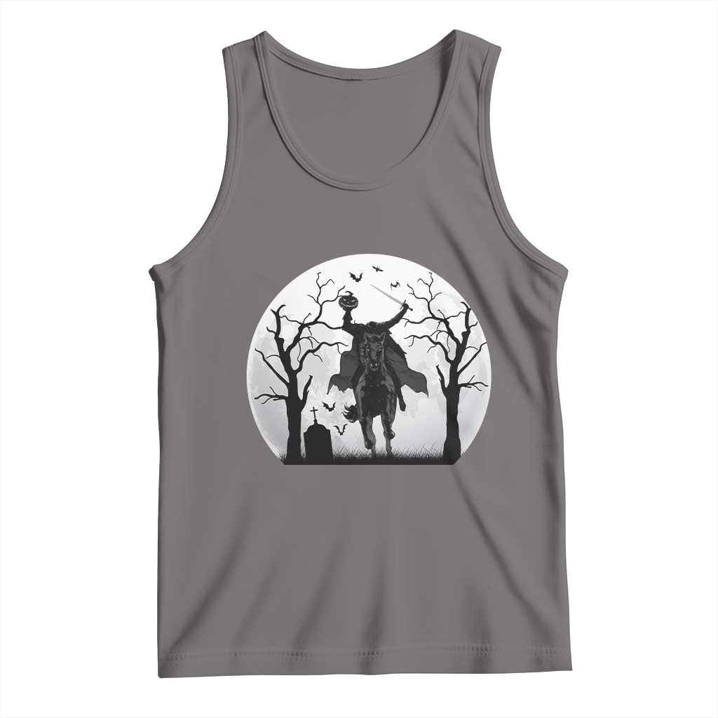 Headless Horseman Tank Top Gothic Horror Halloween Gift - Wonder Print Shop