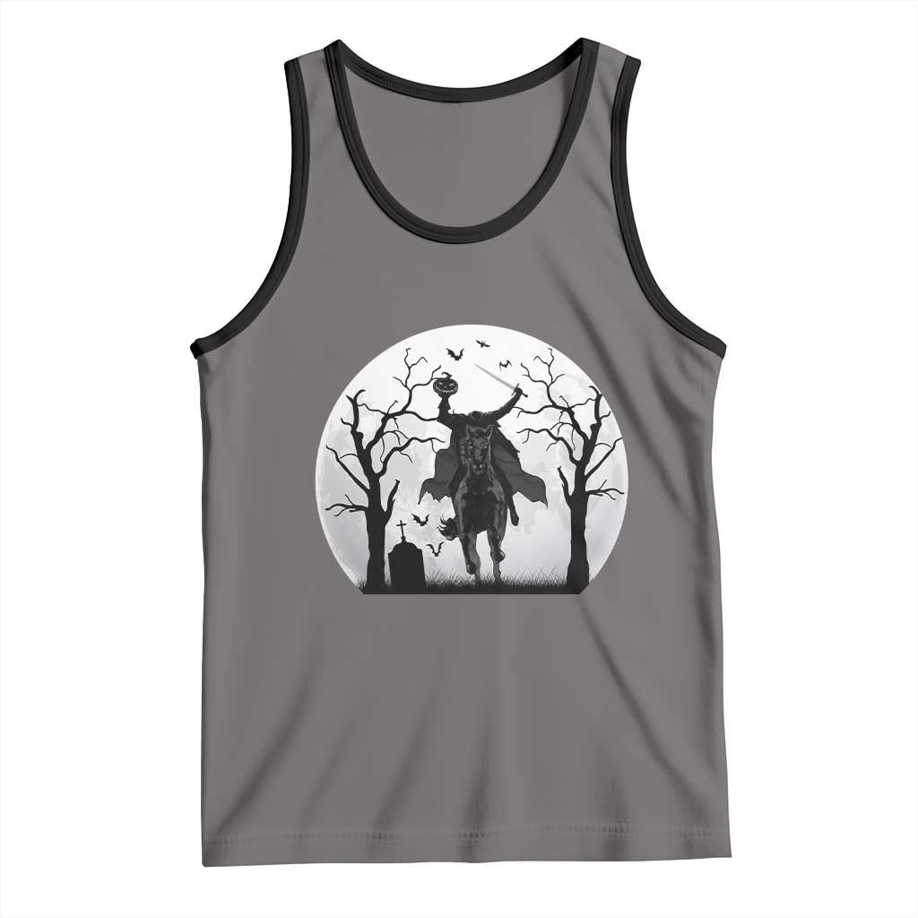 Headless Horseman Tank Top Gothic Horror Halloween Gift - Wonder Print Shop