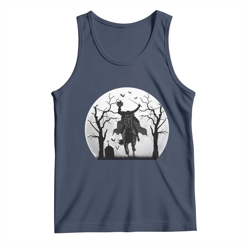 Headless Horseman Tank Top Gothic Horror Halloween Gift - Wonder Print Shop