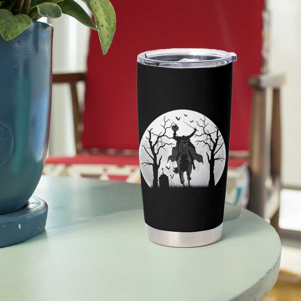 Headless Horseman Tumbler Cup Gothic Horror Halloween Gift