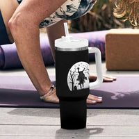 Headless Horseman Tumbler With Handle Gothic Horror Halloween Gift