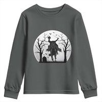 Headless Horseman Youth Sweatshirt Gothic Horror Halloween Gift - Wonder Print Shop