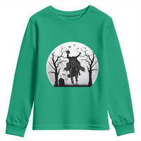 Headless Horseman Youth Sweatshirt Gothic Horror Halloween Gift - Wonder Print Shop