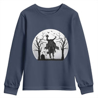 Headless Horseman Youth Sweatshirt Gothic Horror Halloween Gift - Wonder Print Shop
