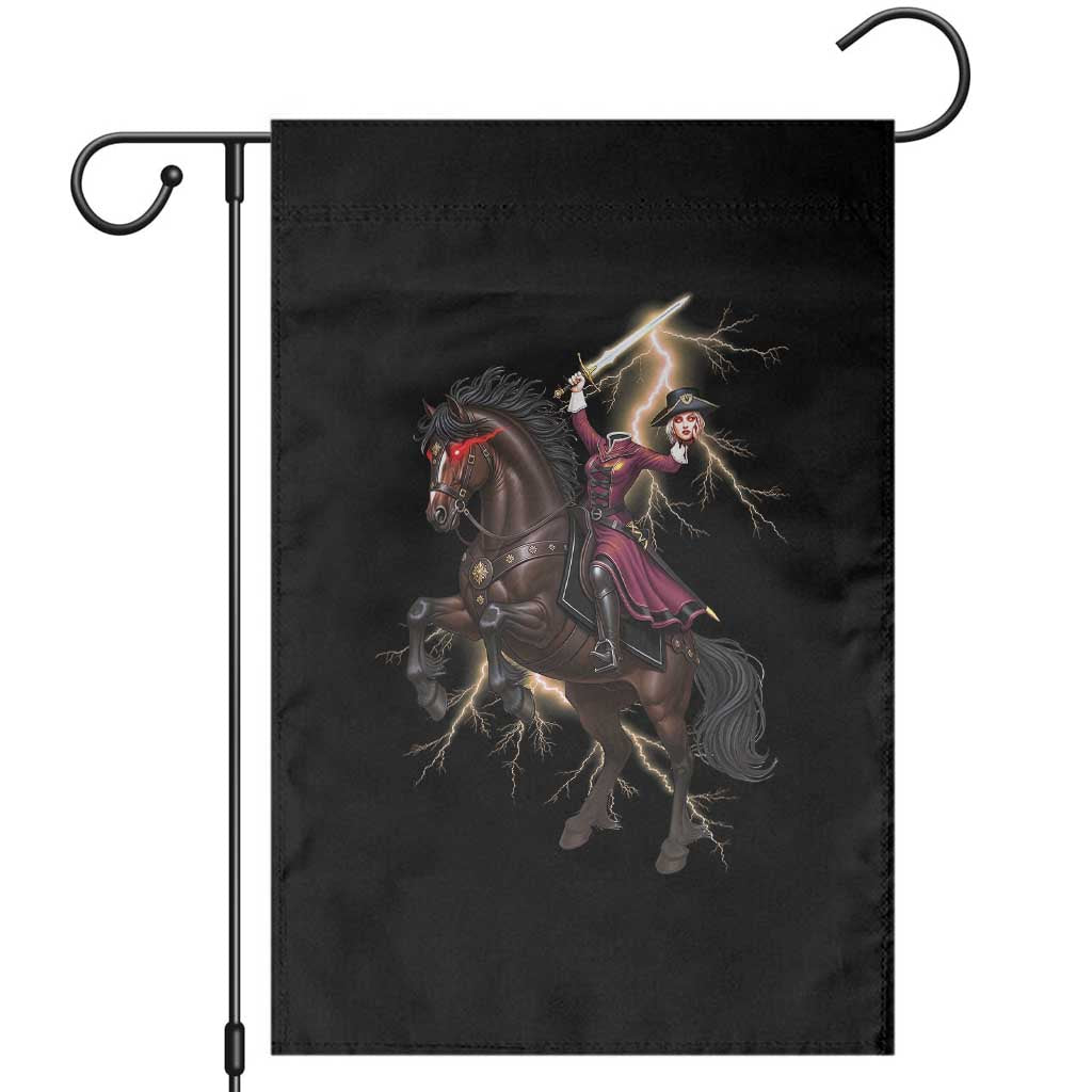 Dullahan Headless Horsewoman Garden Flag Gothic Monster Girl Gift - Wonder Print Shop