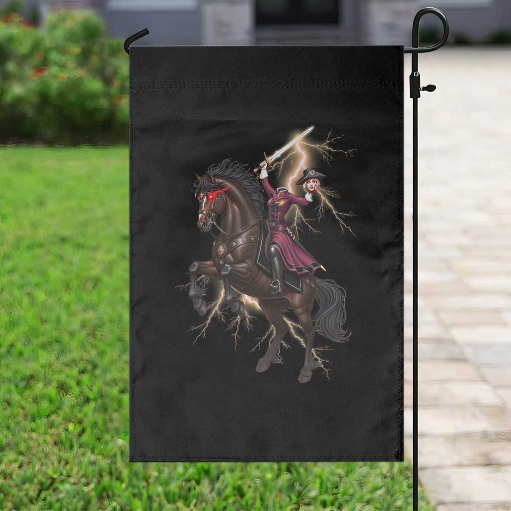 Dullahan Headless Horsewoman Garden Flag Gothic Monster Girl Gift - Wonder Print Shop