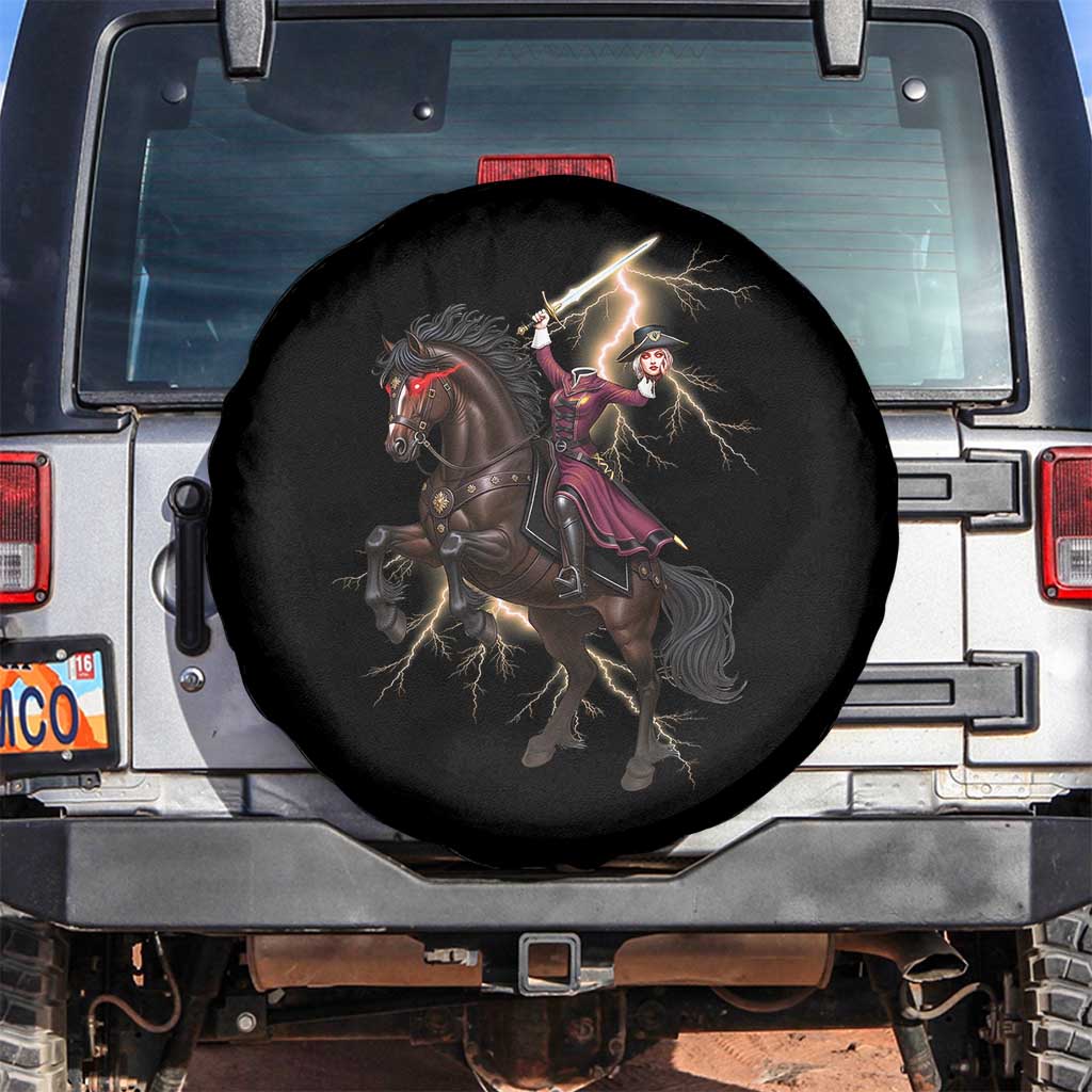 Dullahan Headless Horsewoman Spare Tire Cover Gothic Monster Girl Gift - Wonder Print Shop