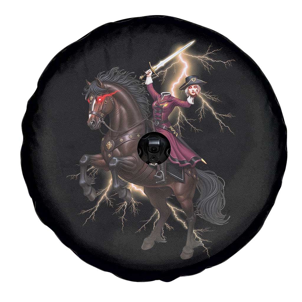 Dullahan Headless Horsewoman Spare Tire Cover Gothic Monster Girl Gift - Wonder Print Shop