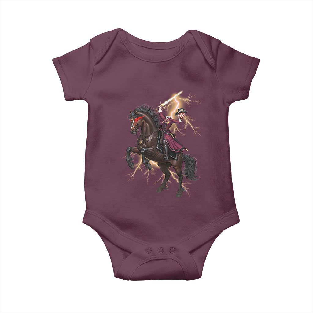 Dullahan Headless Horsewoman Baby Onesie Gothic Monster Girl Gift - Wonder Print Shop