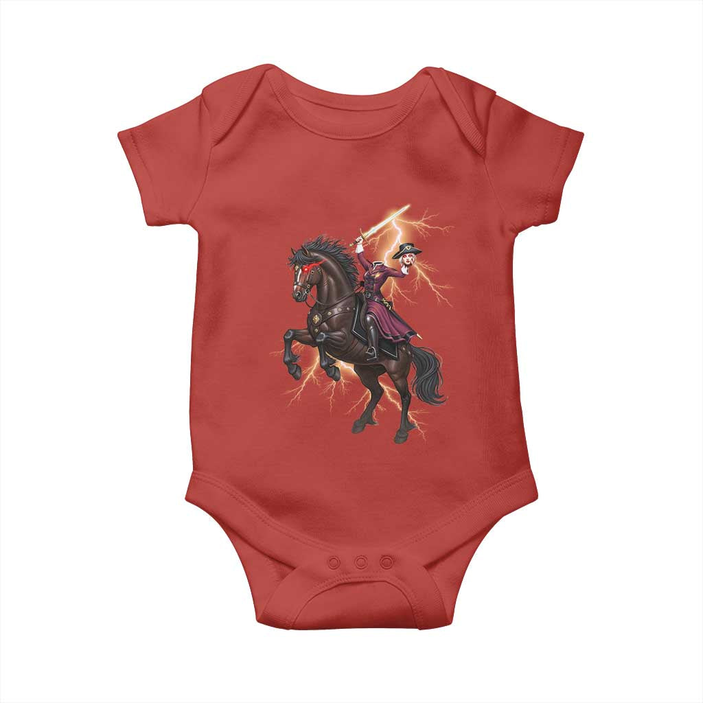 Dullahan Headless Horsewoman Baby Onesie Gothic Monster Girl Gift - Wonder Print Shop