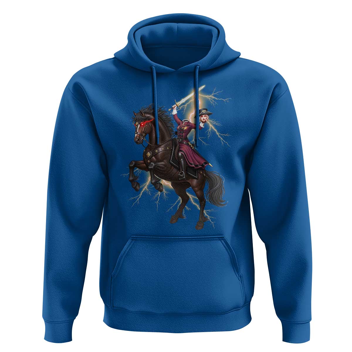 Dullahan Headless Horsewoman Hoodie Gothic Monster Girl Gift - Wonder Print Shop