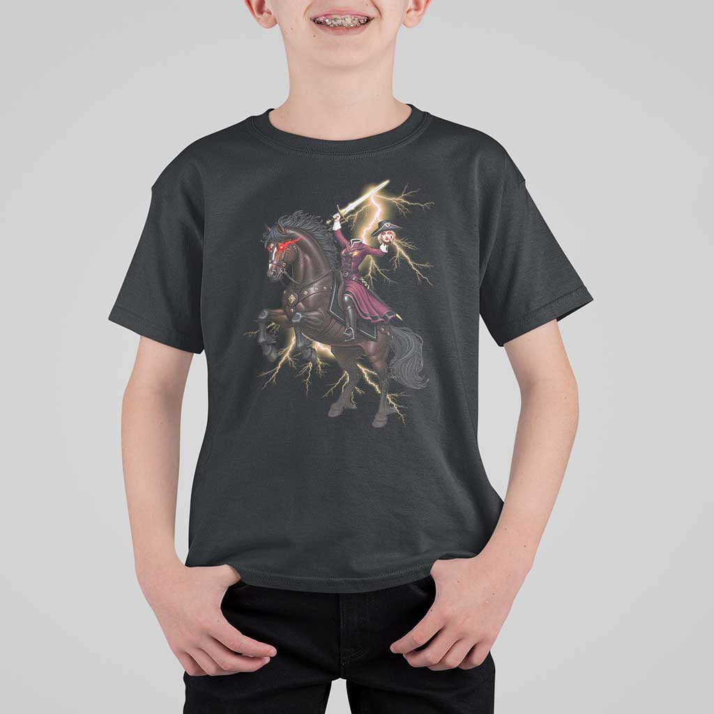 Dullahan Headless Horsewoman T Shirt For Kid Gothic Monster Girl Gift - Wonder Print Shop