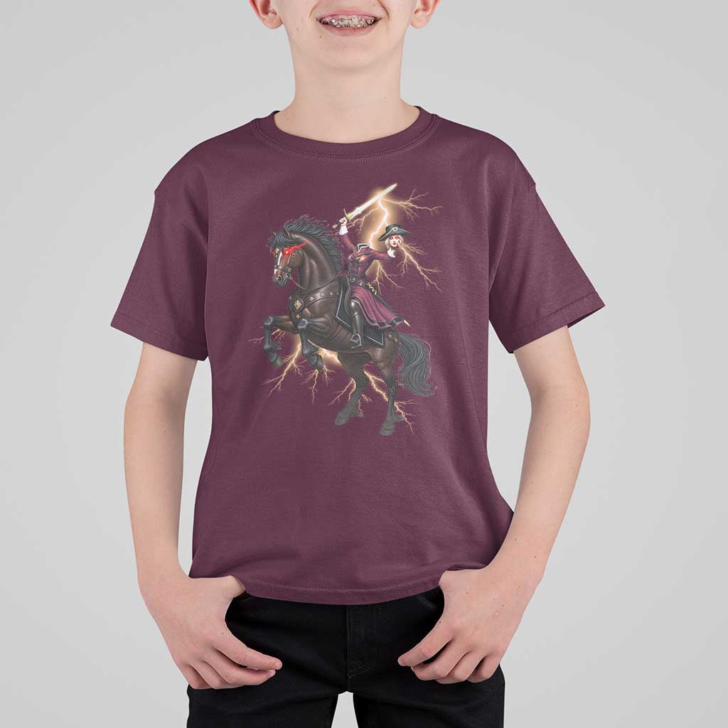 Dullahan Headless Horsewoman T Shirt For Kid Gothic Monster Girl Gift - Wonder Print Shop