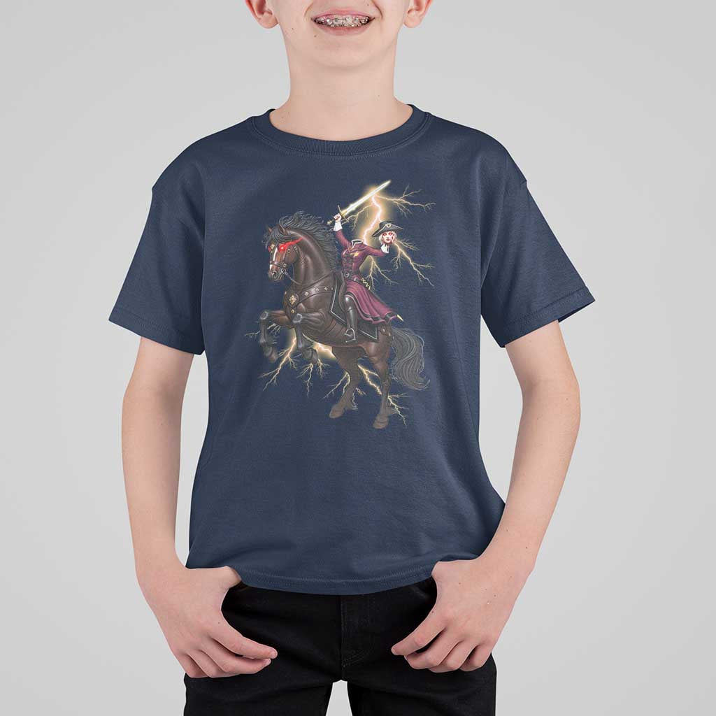 Dullahan Headless Horsewoman T Shirt For Kid Gothic Monster Girl Gift - Wonder Print Shop