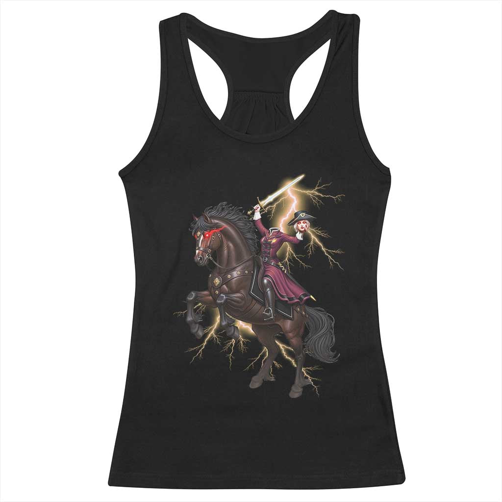 Dullahan Headless Horsewoman Racerback Tank Top Gothic Monster Girl Gift - Wonder Print Shop