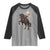 Dullahan Headless Horsewoman Raglan Shirt Gothic Monster Girl Gift - Wonder Print Shop
