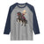 Dullahan Headless Horsewoman Raglan Shirt Gothic Monster Girl Gift - Wonder Print Shop