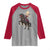 Dullahan Headless Horsewoman Raglan Shirt Gothic Monster Girl Gift - Wonder Print Shop