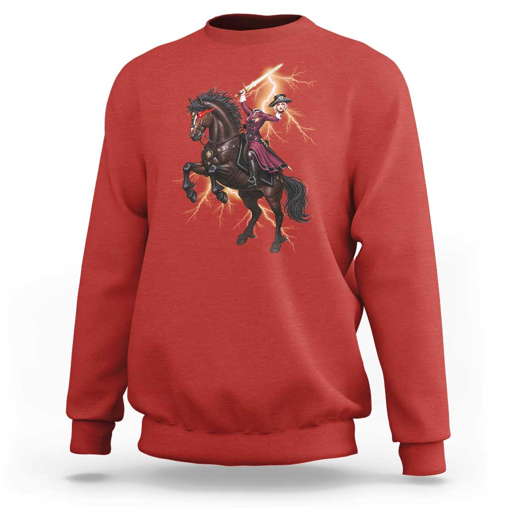 Dullahan Headless Horsewoman Sweatshirt Gothic Monster Girl Gift - Wonder Print Shop