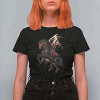 Dullahan Headless Horsewoman T Shirt For Women Gothic Monster Girl Gift - Wonder Print Shop