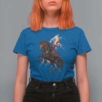 Dullahan Headless Horsewoman T Shirt For Women Gothic Monster Girl Gift - Wonder Print Shop