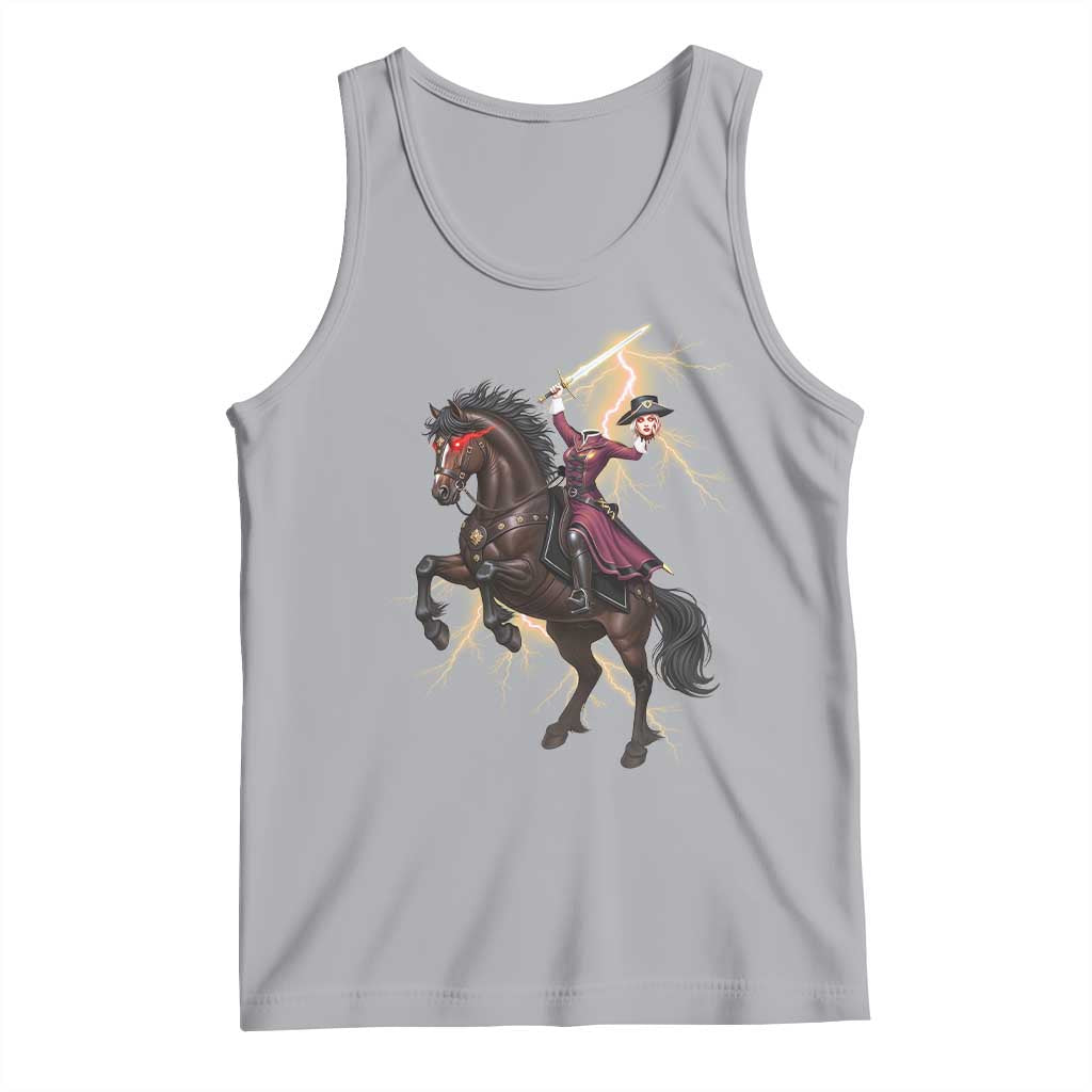 Dullahan Headless Horsewoman Tank Top Gothic Monster Girl Gift - Wonder Print Shop