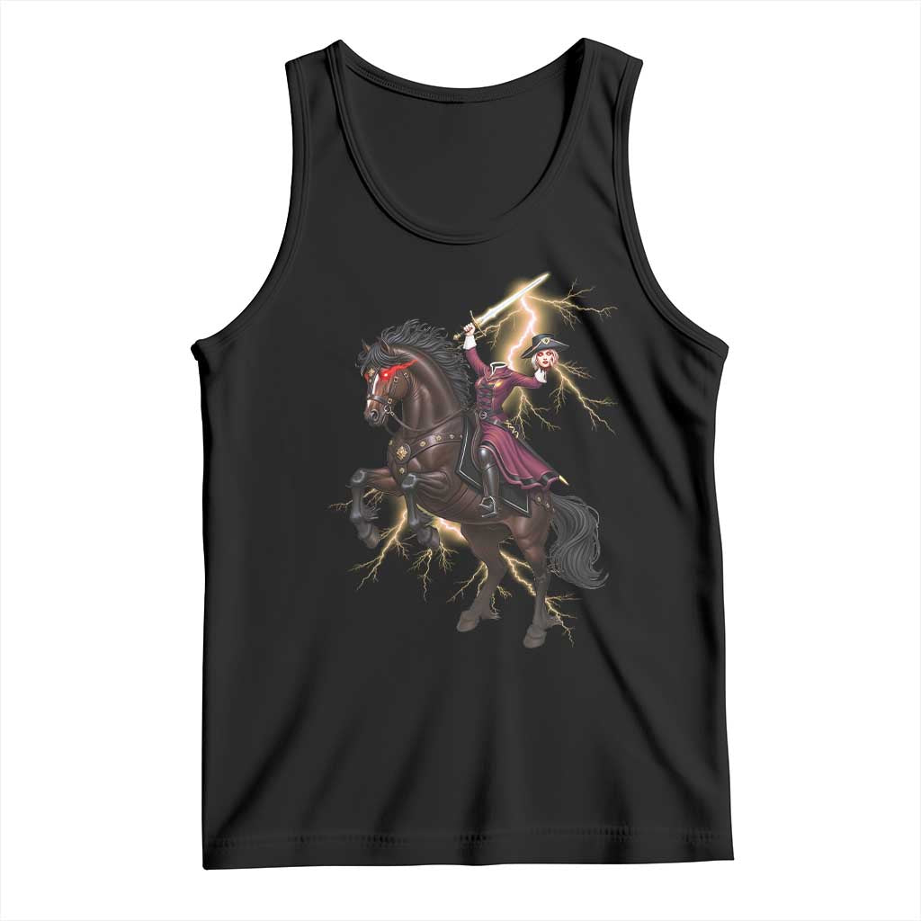 Dullahan Headless Horsewoman Tank Top Gothic Monster Girl Gift - Wonder Print Shop