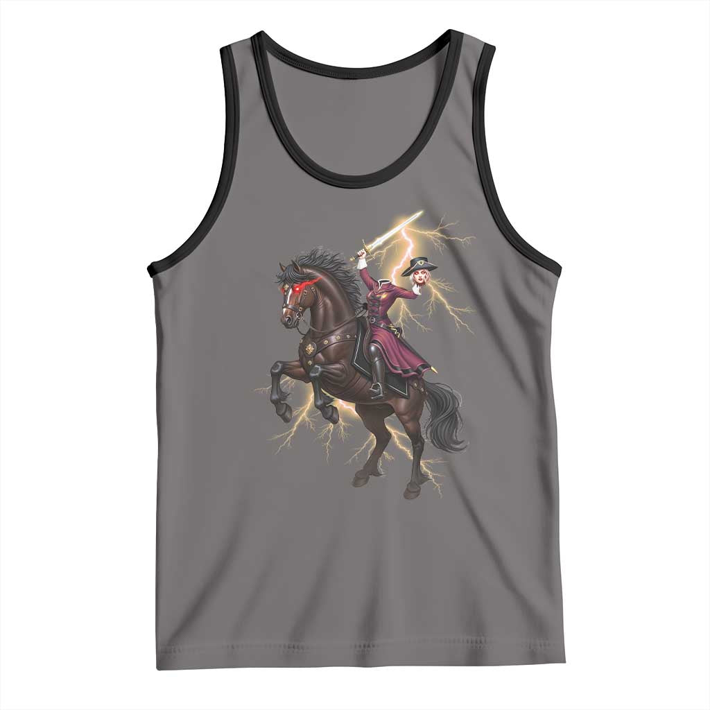 Dullahan Headless Horsewoman Tank Top Gothic Monster Girl Gift - Wonder Print Shop