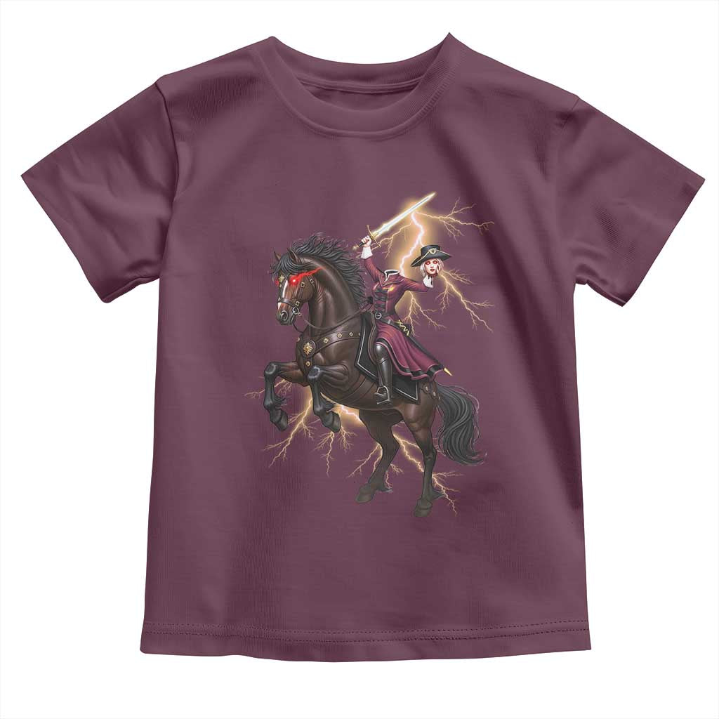 Dullahan Headless Horsewoman Toddler T Shirt Gothic Monster Girl Gift - Wonder Print Shop