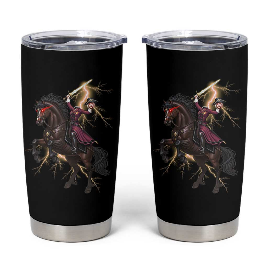 Dullahan Headless Horsewoman Tumbler Cup Gothic Monster Girl Gift