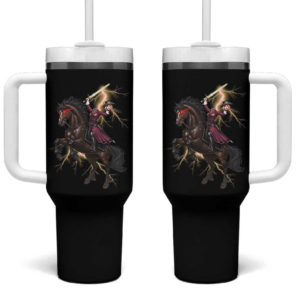 Dullahan Headless Horsewoman Tumbler With Handle Gothic Monster Girl Gift