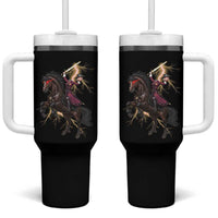 Dullahan Headless Horsewoman Tumbler With Handle Gothic Monster Girl Gift