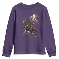 Dullahan Headless Horsewoman Youth Sweatshirt Gothic Monster Girl Gift - Wonder Print Shop