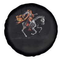 Spooky Skeleton Headless Cowboy Rider Gift Spare Tire Cover - Wonder Print Shop