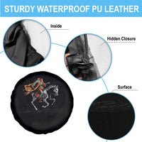 Spooky Skeleton Headless Cowboy Rider Gift Spare Tire Cover - Wonder Print Shop