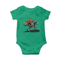 Spooky Skeleton Headless Cowboy Rider Gift Baby Onesie - Wonder Print Shop