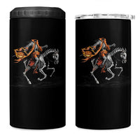 Spooky Skeleton Headless Cowboy Rider Gift 4 in 1 Can Cooler Tumbler
