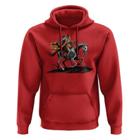 Spooky Skeleton Headless Cowboy Rider Gift Hoodie - Wonder Print Shop