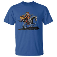 Spooky Skeleton Headless Cowboy Rider Gift T Shirt - Wonder Print Shop