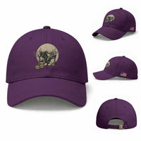 Funny Halloween Gift Baseball Cap Headless Horseman Riding A Dino