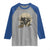 Funny Halloween Gift Raglan Shirt Headless Horseman Riding A Dino - Wonder Print Shop