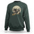 Funny Halloween Gift Sweatshirt Headless Horseman Riding A Dino - Wonder Print Shop