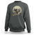 Funny Halloween Gift Sweatshirt Headless Horseman Riding A Dino - Wonder Print Shop