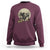 Funny Halloween Gift Sweatshirt Headless Horseman Riding A Dino - Wonder Print Shop