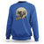 Funny Halloween Gift Sweatshirt Headless Horseman Riding A Dino - Wonder Print Shop